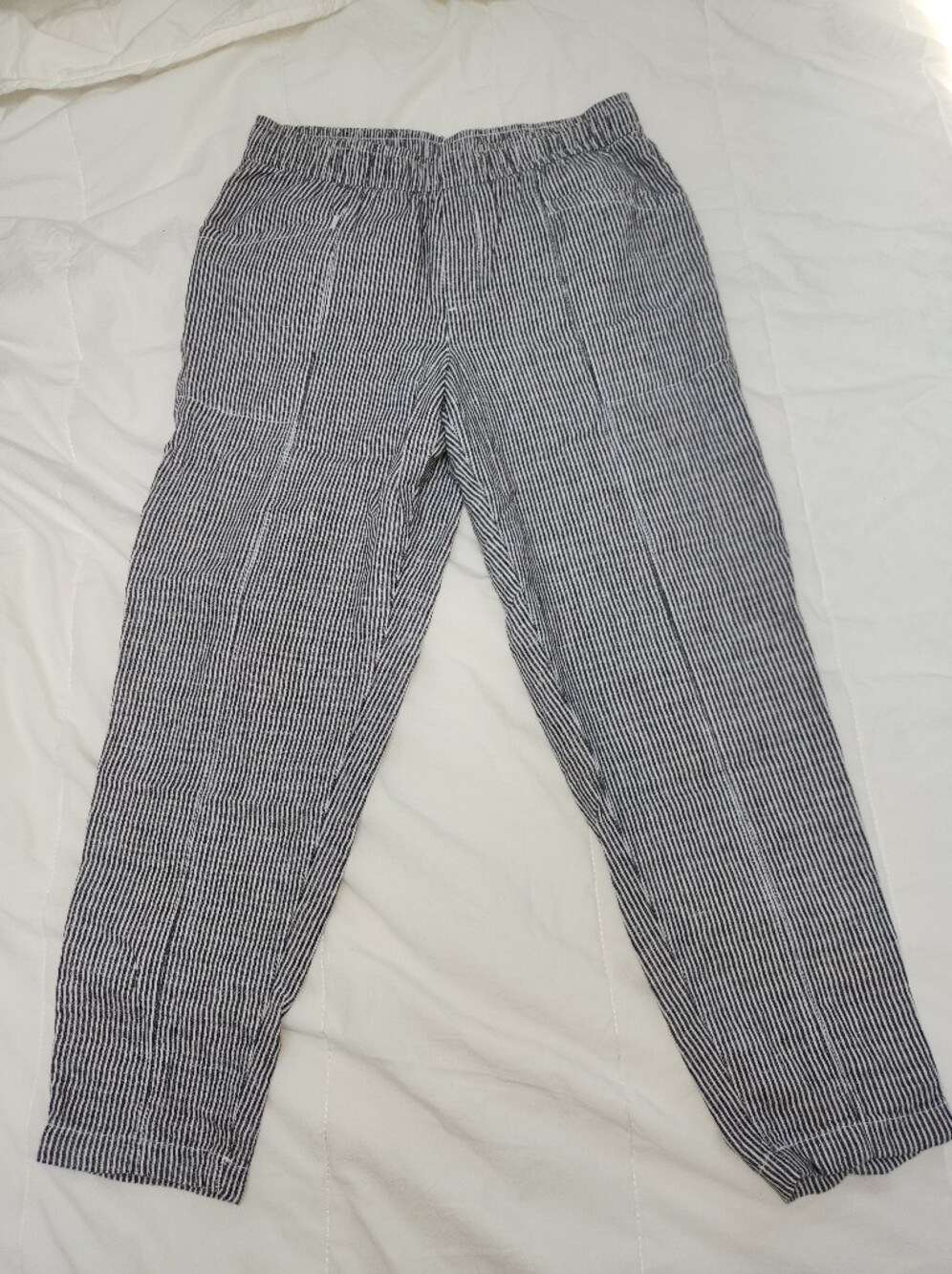 Striped Linen Pants